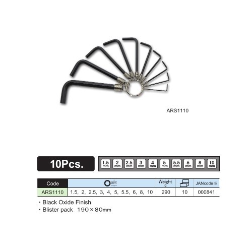 Asahi ars1110 set chiavi - ars1110,